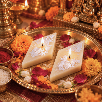 Kaju Katli Candles