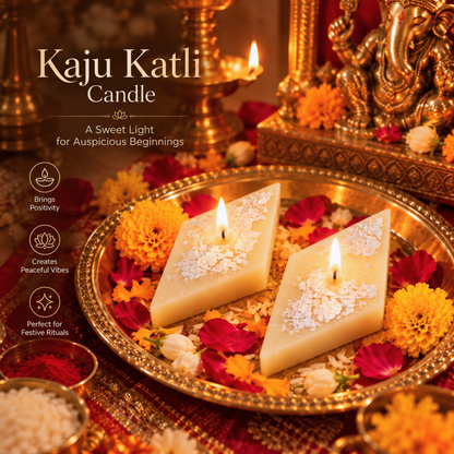 Kaju Katli Candles