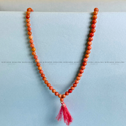 RHODONITE MALA (Compassion, Emotional Healing, Loving Vibration And Self Love) image 3