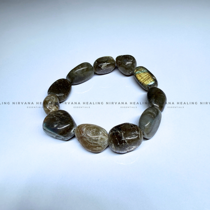LABRADORITE TUMBLE BRACELET (Intuition, Inner Power And Transformation).  image 1
