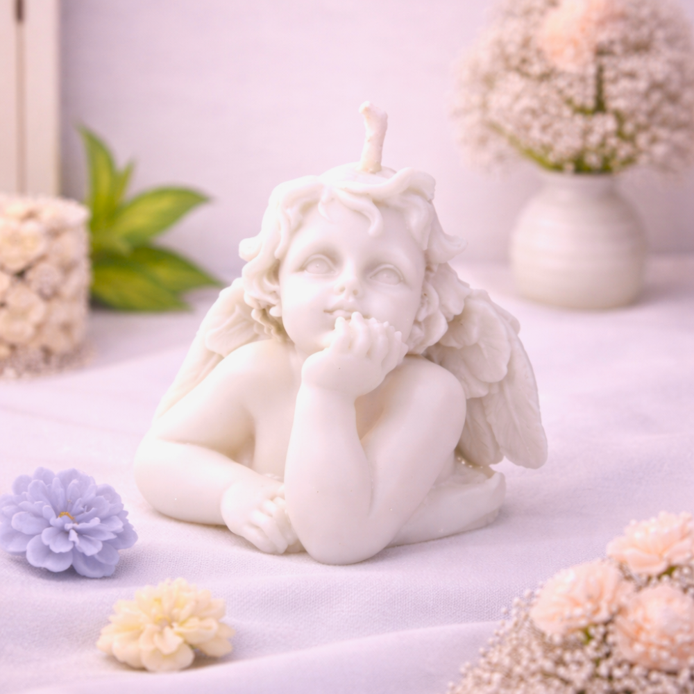 BLISSFUL ANGEL CANDLE (Made From Natural Beeswax) image 6