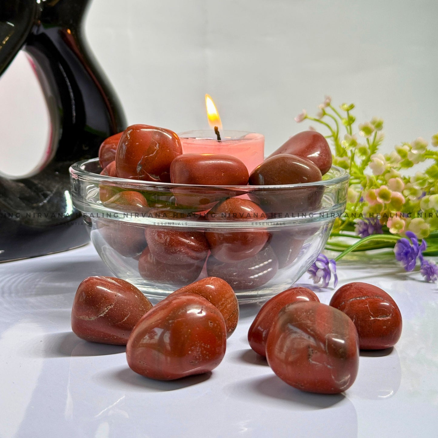 RED JASPER TUMBLE STONES (Endurance, Stability, Vitality And Courage) image 2