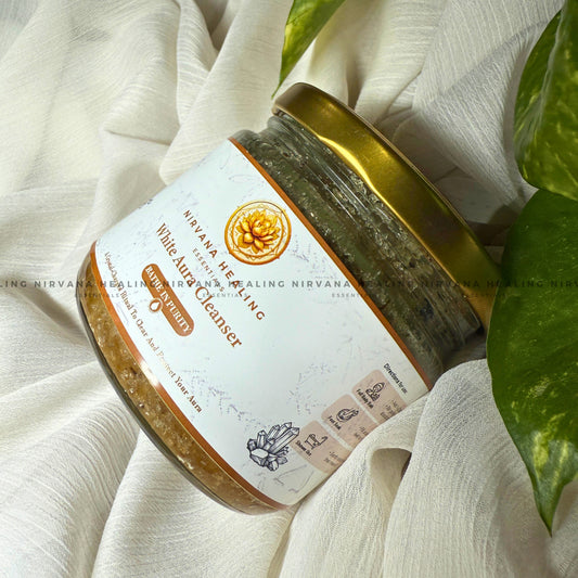 WHITE AURA CLEANER - (Crystal-Charged Bath Salt) image 1