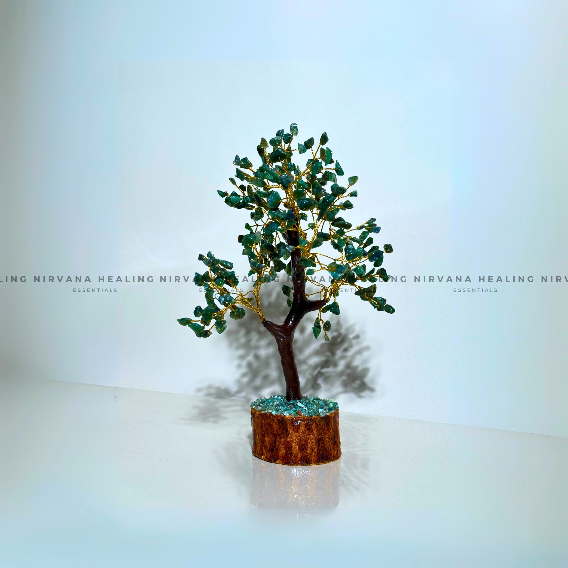 GREEN JADE CRYSTAL TREE (BIG) Approx 300 Beads  (Luck, Harmony, Peace And Abundance) image 1