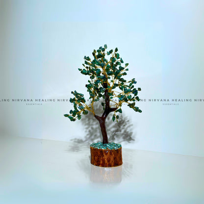 GREEN JADE CRYSTAL TREE (BIG) Approx 300 Beads  (Luck, Harmony, Peace And Abundance) image 1