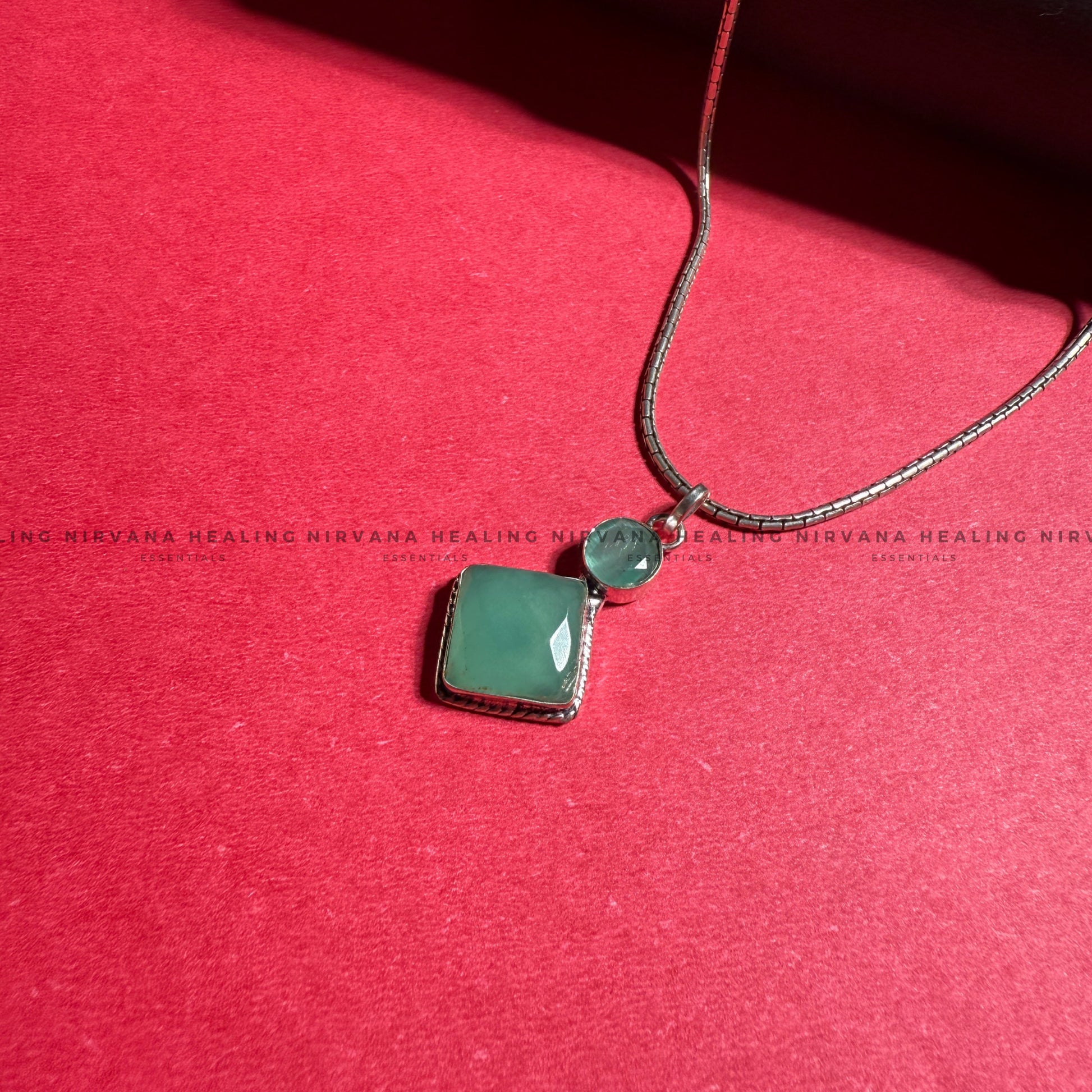 GREEN AVENTURINE DESIGNER PENDANT (Luck, Money, Abundance, Career And Growth). image 1
