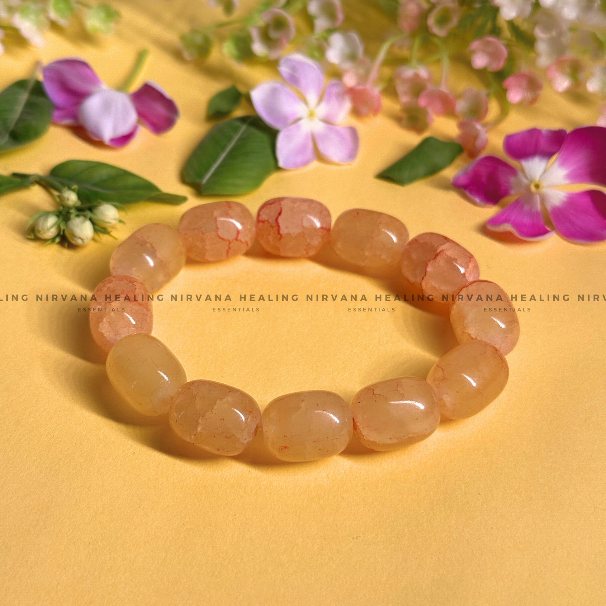 YELLOW AVENTURINE TUMBLE BRACELET (Joy, Leadership And Empowerment). image 0