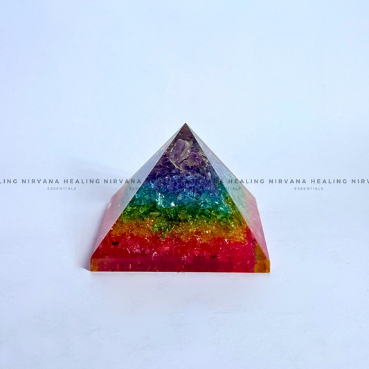 7 CHAKRAS JADE PYRAMID (Energy Alignment, Aura Cleansing And Spiritual Harmony) image 1