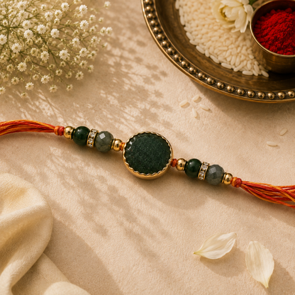 Green Aventurine Rakhi