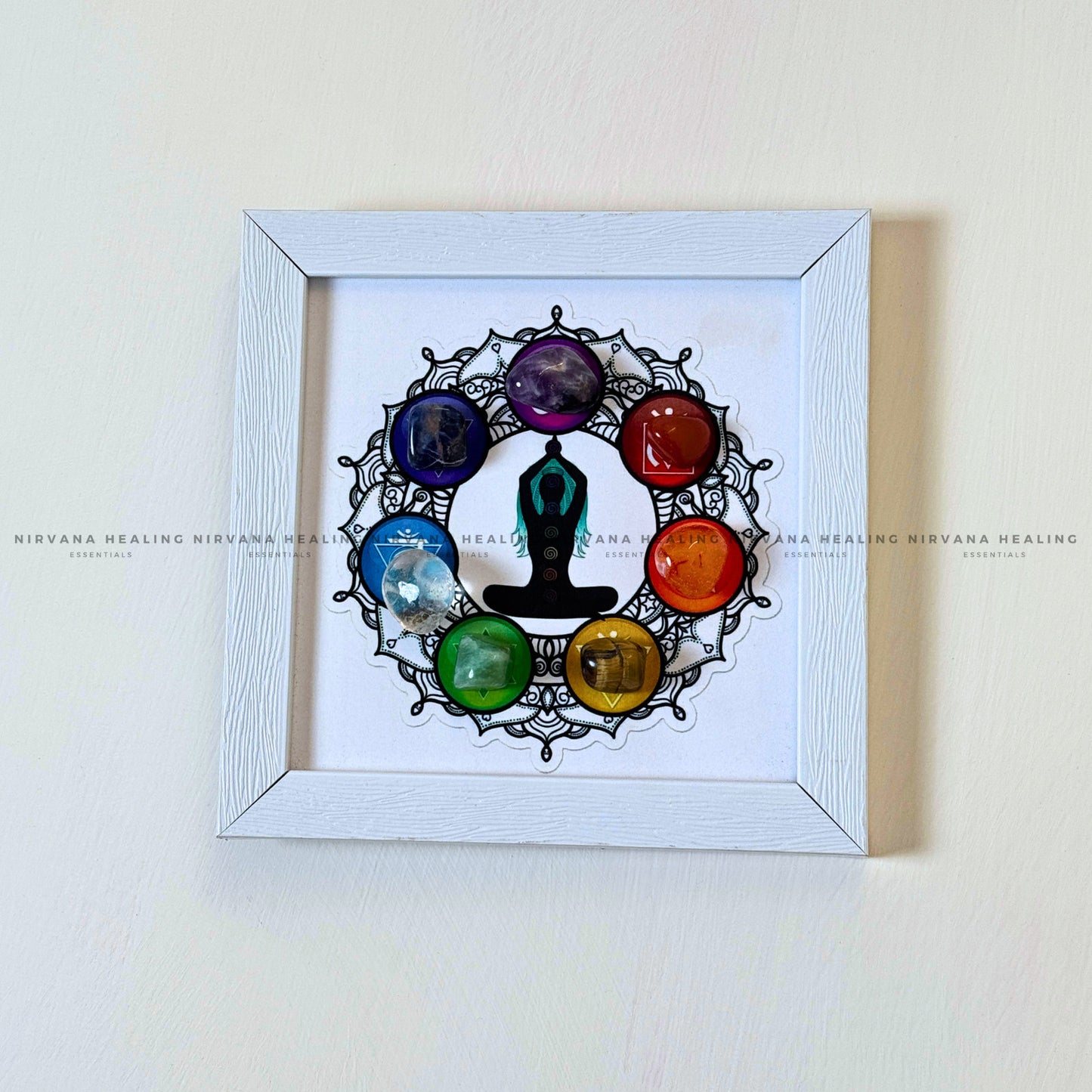 SEVEN CHAKRA HEALING TUMBLE FRAME (Balance, Alignment & Positive Energy) image 3