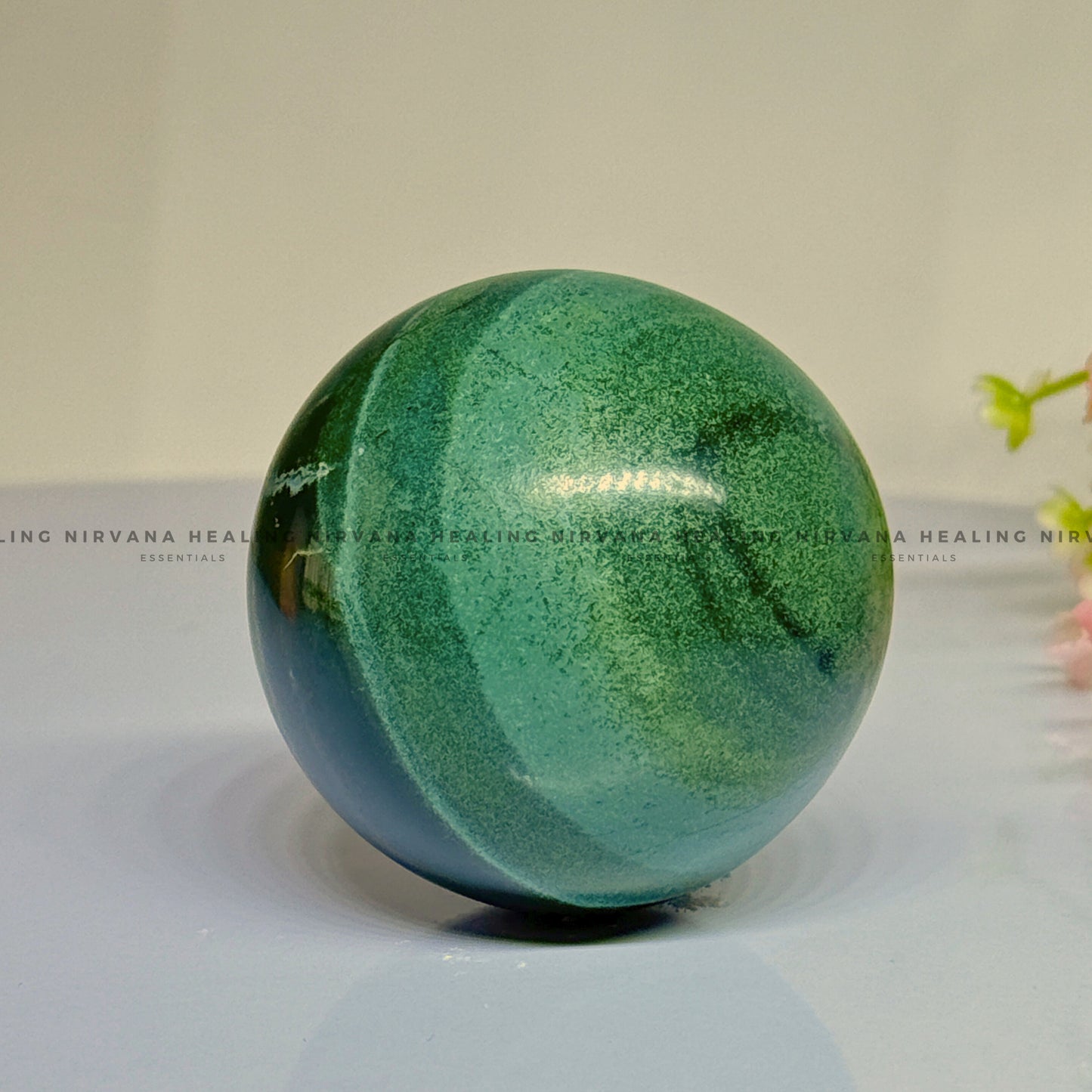 GREEN JADE SPHERE (Luck, Harmony, Peace And Abundance) image 2