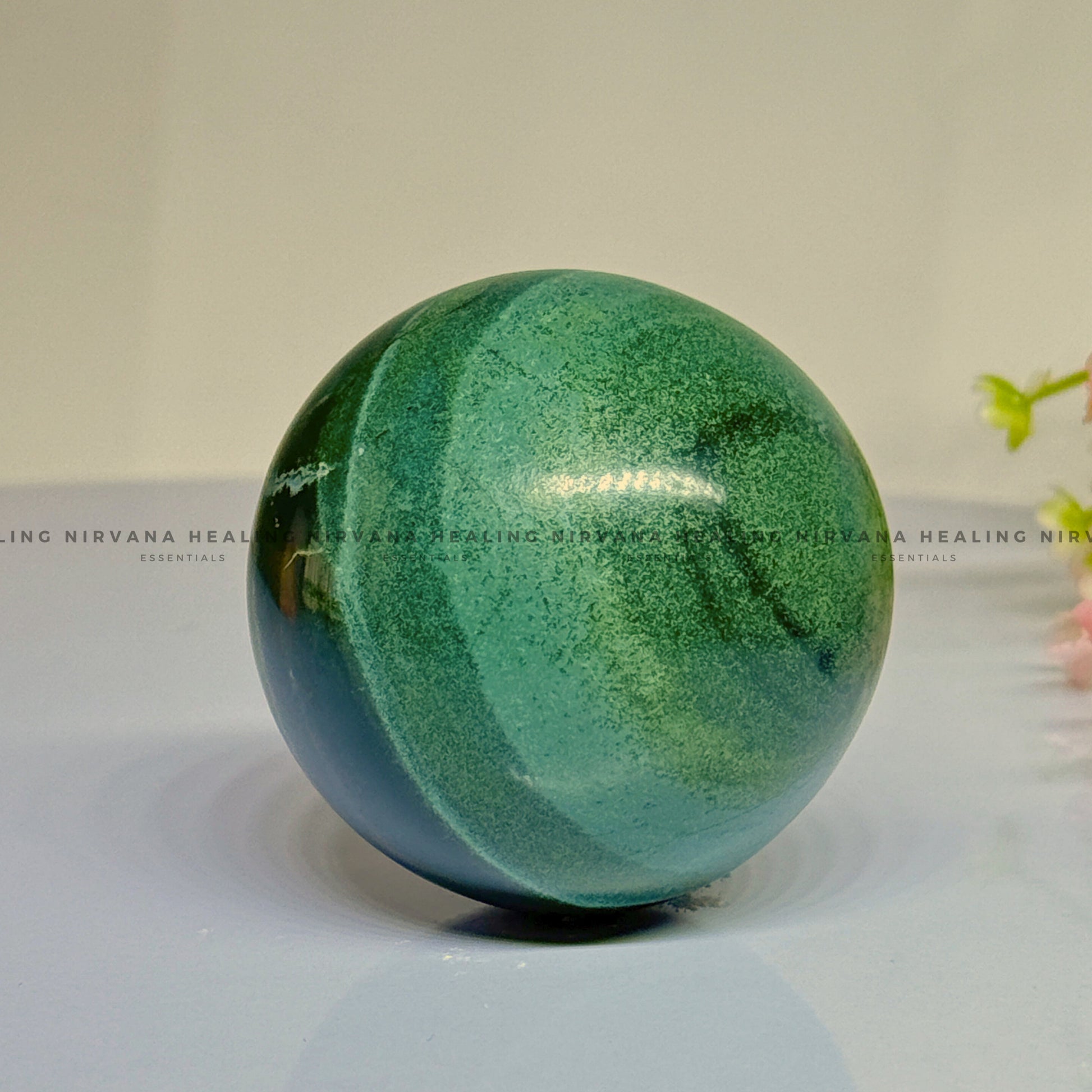 GREEN JADE SPHERE (Luck, Harmony, Peace And Abundance) image 2
