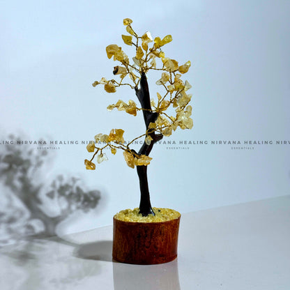 CITRINE CRYSTAL TREE (SMALL) Approx 100 Beads (Abundance, Creativity, Success And Confidence). image 2