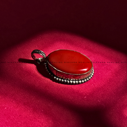 RED CORAL JADE PENDANT (Courage, Strength And Vitality) image 3