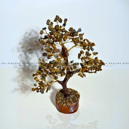 TIGER EYE CRYSTAL TREE (BIG) Approx 300 Beads (Bold, Courage, Willpower And Strength). image 1