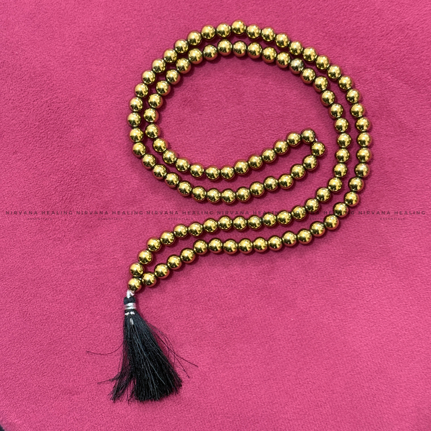GOLDEN PYRITE MALA (Money Magnet, Prosperity, Fame, Abundance) image 2