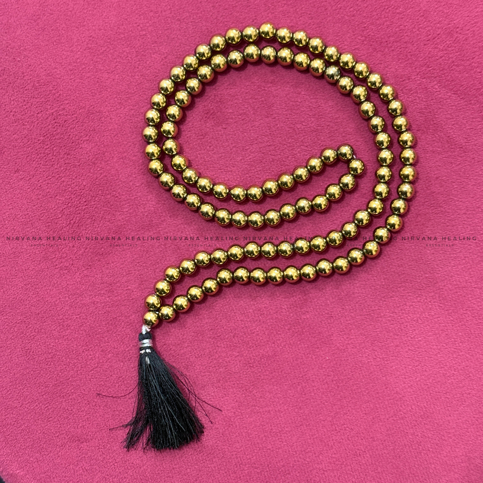 GOLDEN PYRITE MALA (Money Magnet, Prosperity, Fame, Abundance) image 2