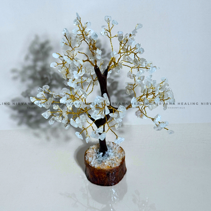 CLEAR QUARTZ CRYSTAL TREE (BIG) Approx 300 Beads (Mental Clarity, Master Healer And Energy Amplifier)  image 2