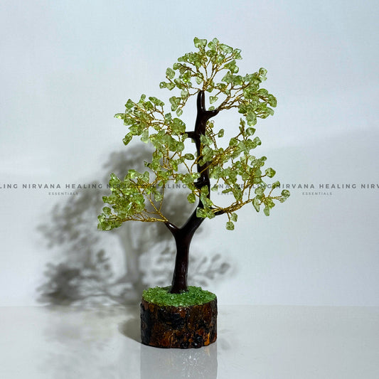 PERIDOT CRYSTAL TREE Approx 300 Beads (Prosperity, Cheerfulness, Abundance And Renewal) image 0