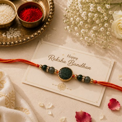 Green Aventurine Rakhi