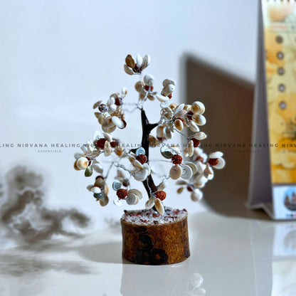 GOMTI WITH RUDRAKSH CRYSTAL TREE Approx 200 Beads (Divine Blessings, Protection & Prosperity) image 4