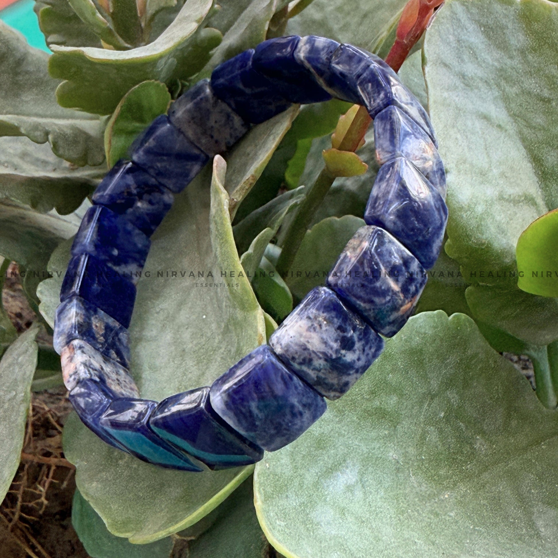 LAPIS LAZULI PYRAMID BRACELET (Communication, Truth, Ease Of Expression And Wisdom) image 4