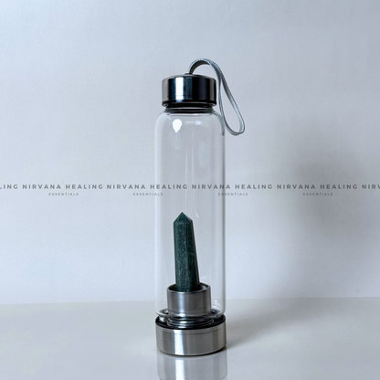  GREEN AVENTURINE INFUSED CRYSTAL ELIXIR BOTTLE (Luck, Money, Abundance, Career And Growth). image 5