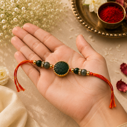 Green Aventurine Rakhi