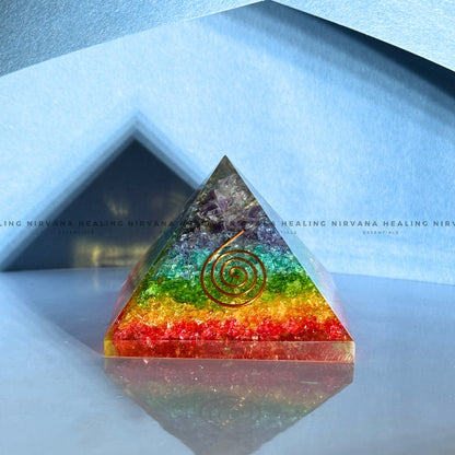 7 CHAKRAS JADE PYRAMID (Energy Alignment, Aura Cleansing And Spiritual Harmony) image 3