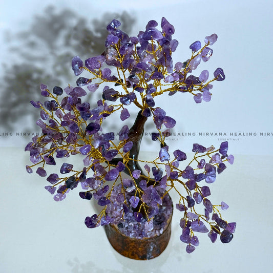 AMETHYST CRYSTAL TREE (BIG) Approx 300 Beads (Meditation, Stress Reduction, Intuition and Manifestation) image 1