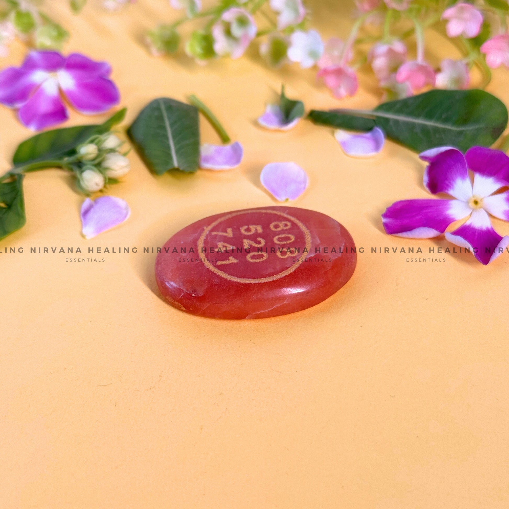 RED JASPER ABUNDANCE ZIBU COIN (Immunity, Strength, Health And Pain Relief) image 4