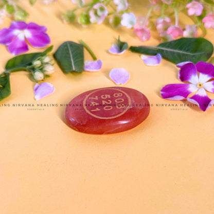 RED JASPER ABUNDANCE ZIBU COIN (Immunity, Strength, Health And Pain Relief) image 4