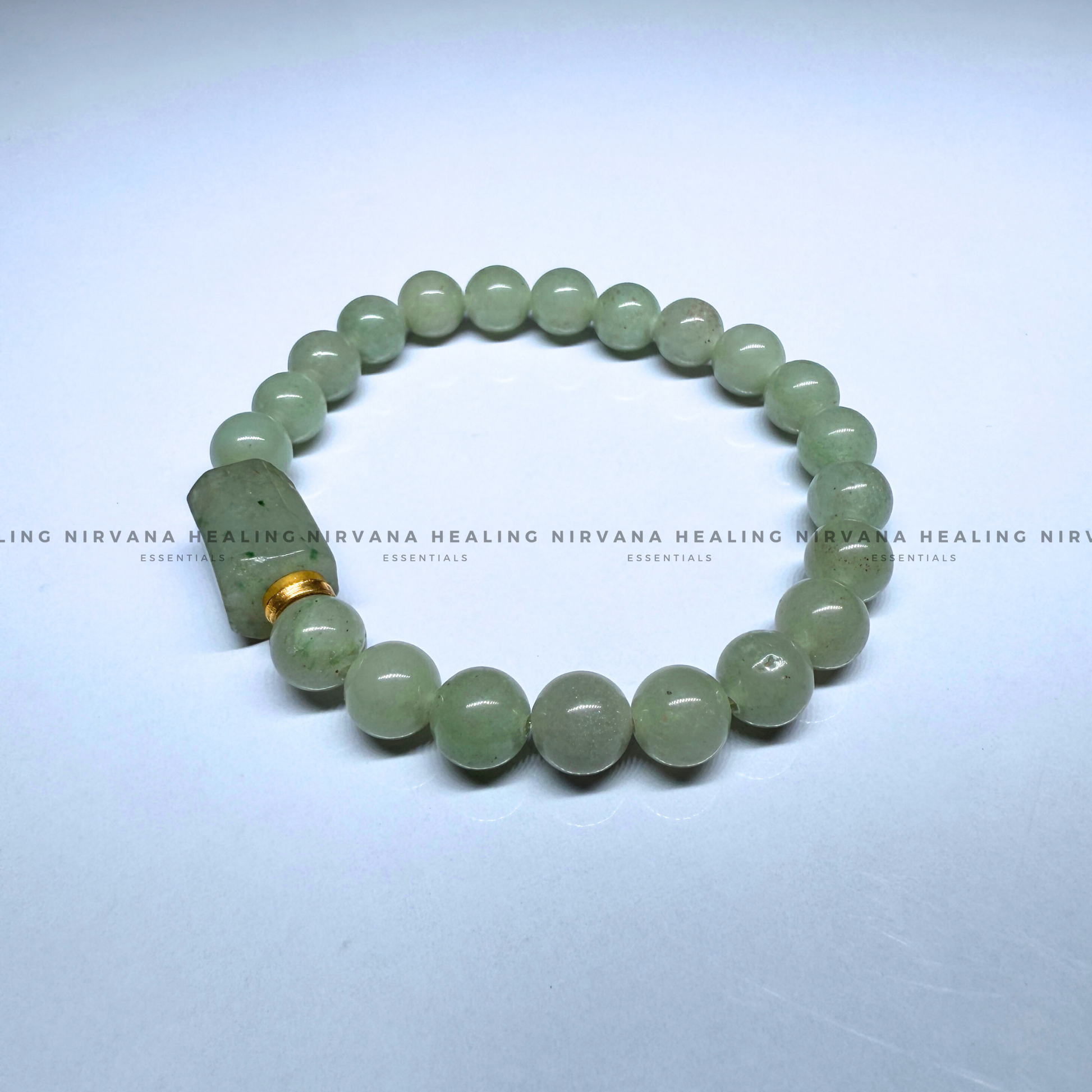 GREEN AVENTURINE WITH TUMBLE BRACELET (Luck, Money, Abundance, Career And Growth). image 3