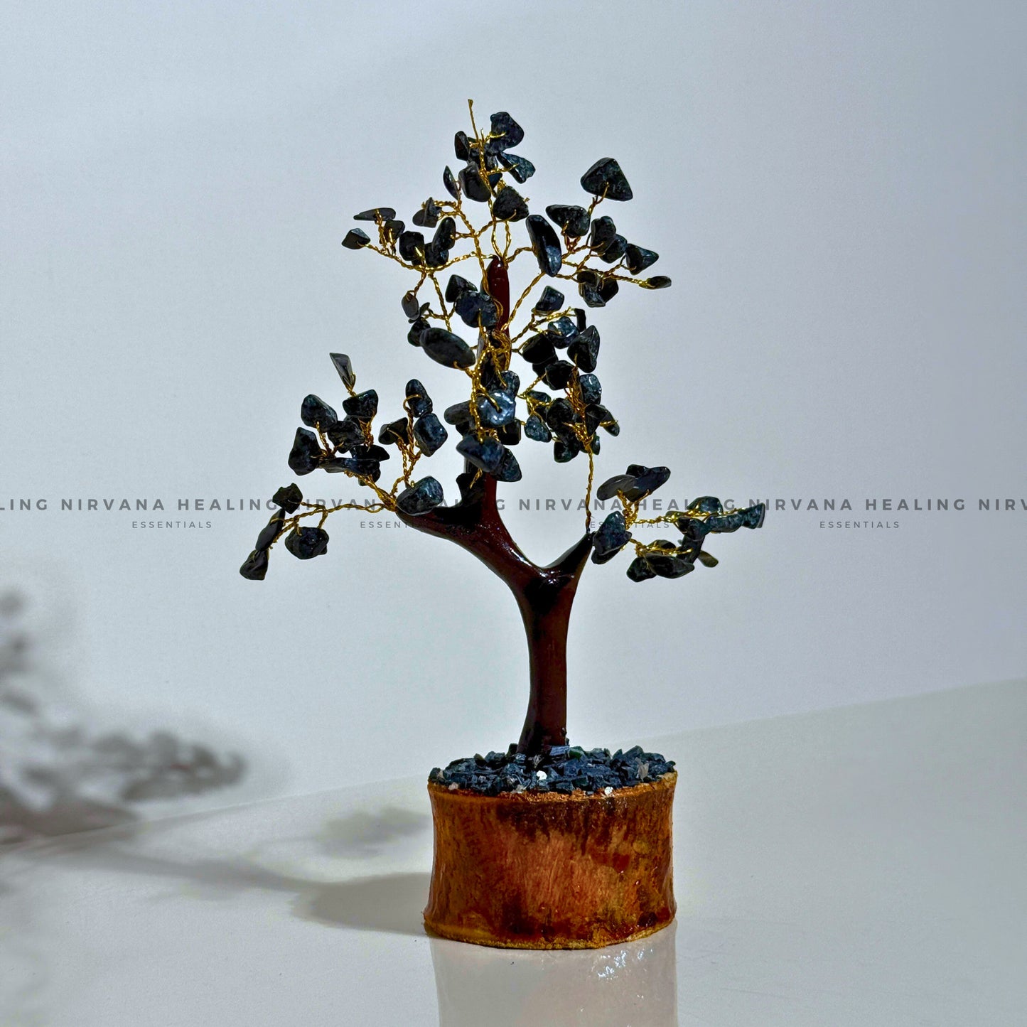 LAPIS LAZULI JADE CRYSTAL TREE Approx 100 Beads (SMALL) (Communication, Truth, Ease Of Expression And Wisdom) image 2