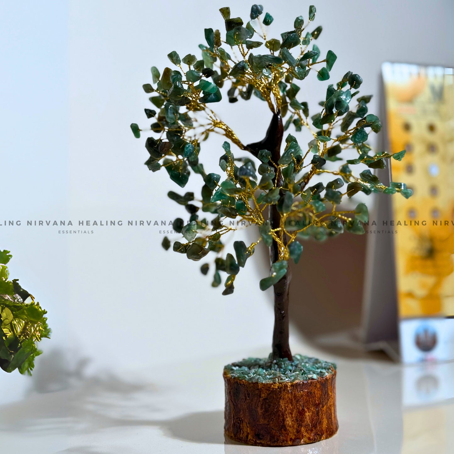 GREEN JADE CRYSTAL TREE (BIG) Approx 300 Beads  (Luck, Harmony, Peace And Abundance) image 4