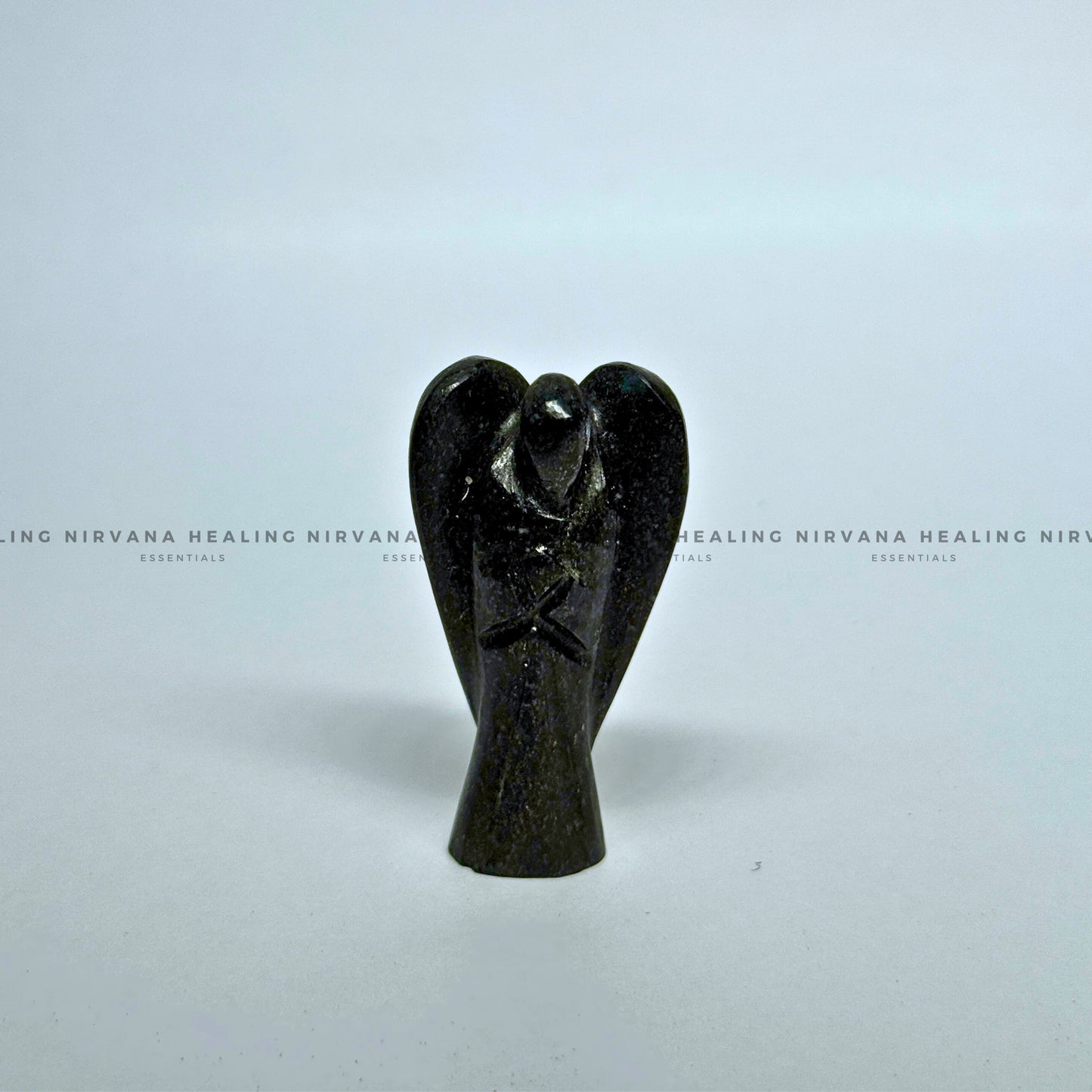 BLACK AGATE ANGEL (Grounding, Protection, Success And Courage) image 2