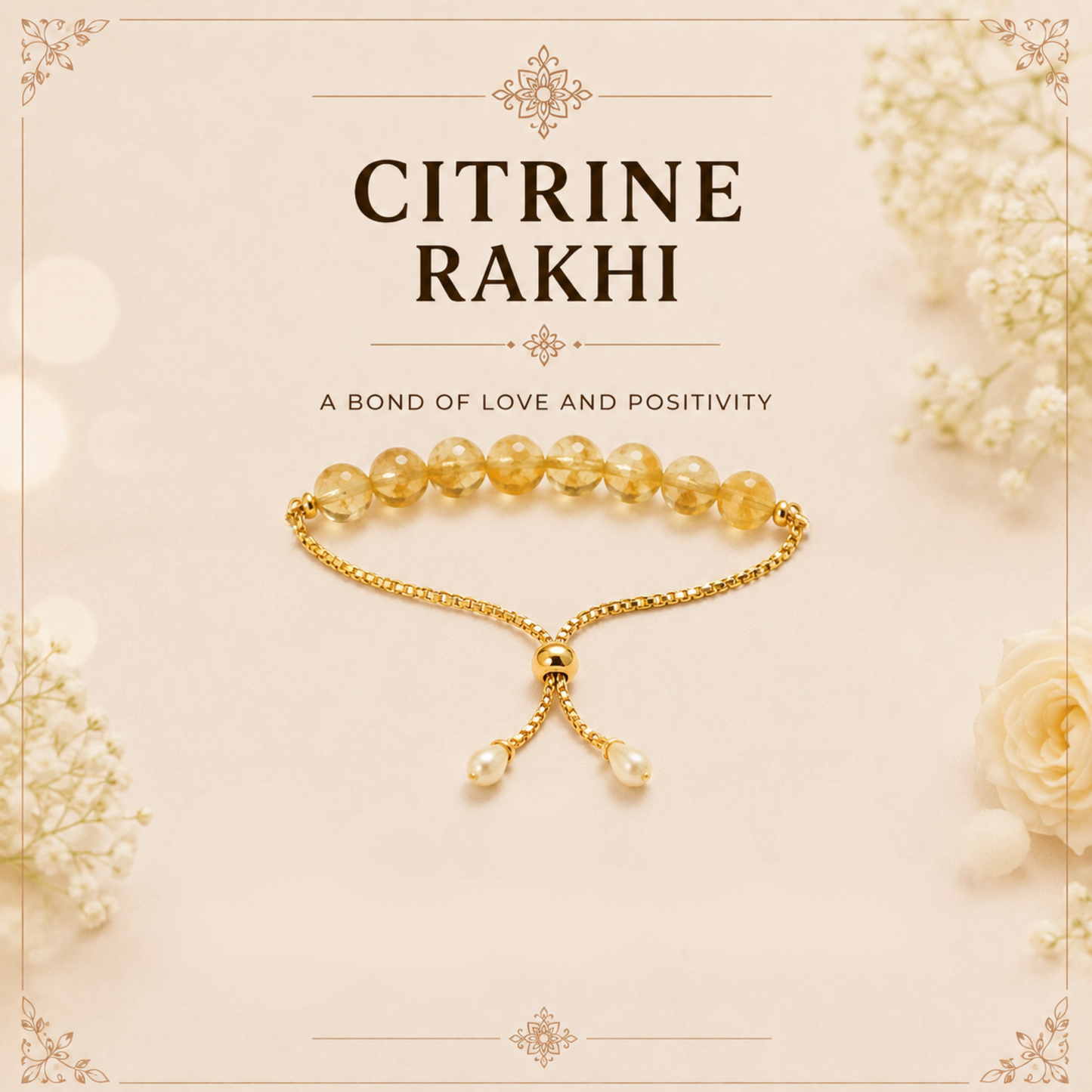 Citrine Rakhi