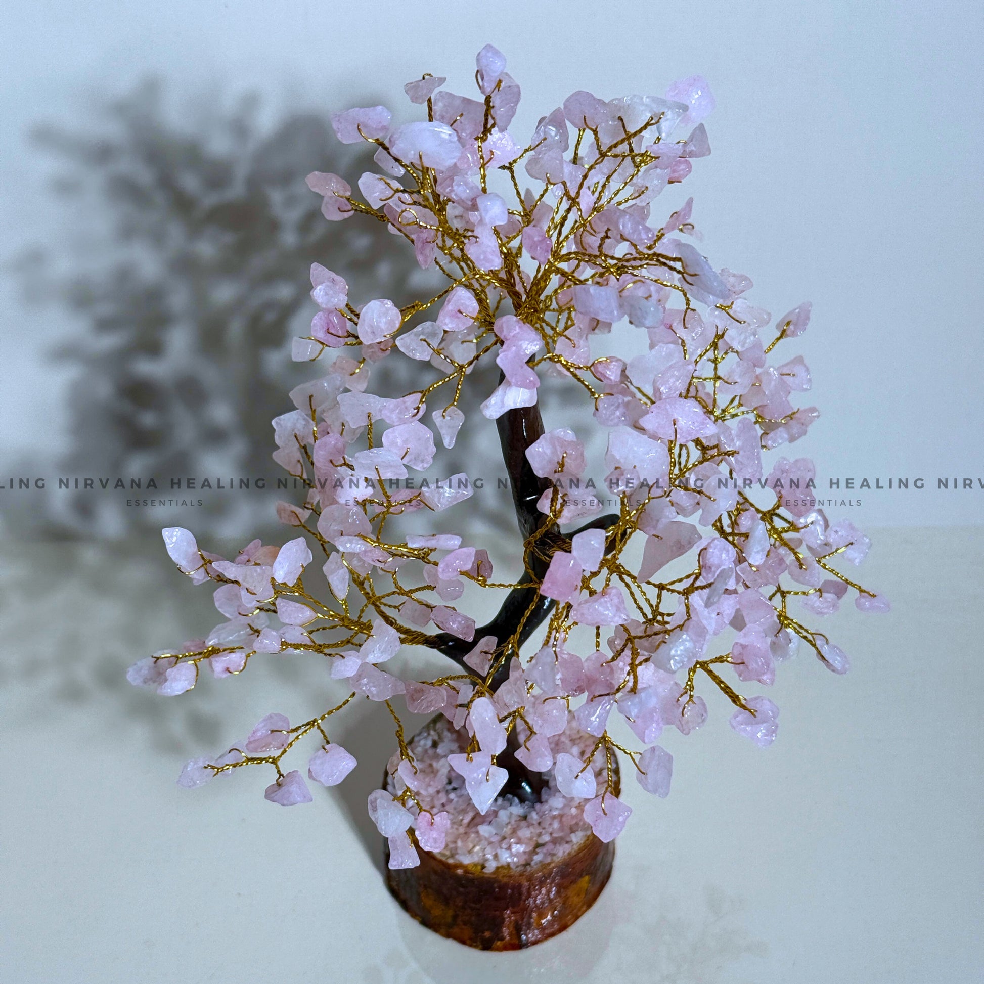 ROSE QUARTZ CRYSTAL TREE(BIG) Approx 300 Beads (Love, Romance, Relationship, Emotion Balance) image 1
