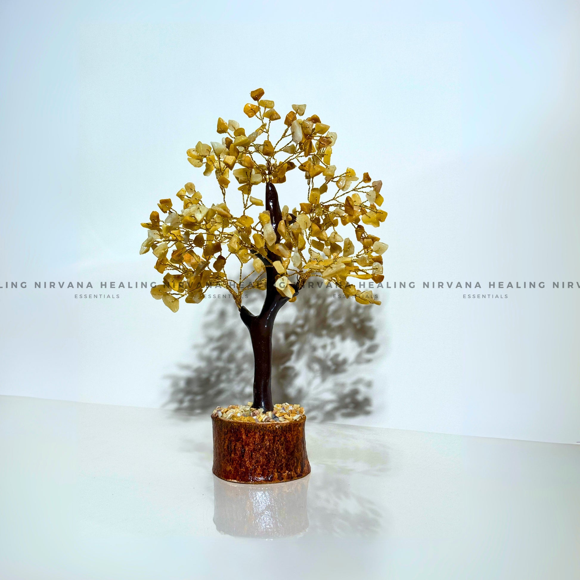 YELLOW AVENTURINE CRYSTAL TREE Approx 200 Beads (Joy, Leadership, Empowerment). image 1
