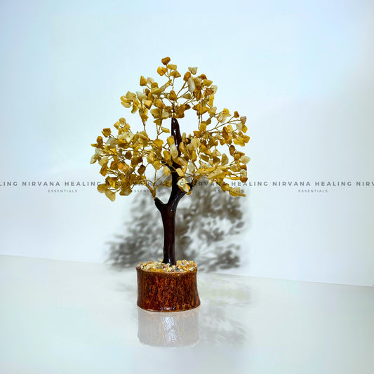 YELLOW AVENTURINE CRYSTAL TREE Approx 200 Beads (Joy, Leadership, Empowerment). image 1