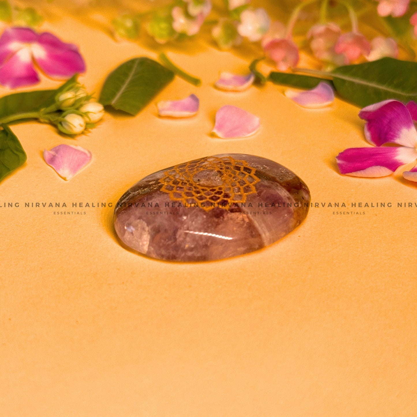 AMETHYST CROWN CHAKRA ZIBU COIN (Meditation, Stress Reduction, Intuition And Manifestation) image 2