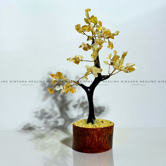 CITRINE CRYSTAL TREE (SMALL) Approx 100 Beads (Abundance, Creativity, Success And Confidence). image 0