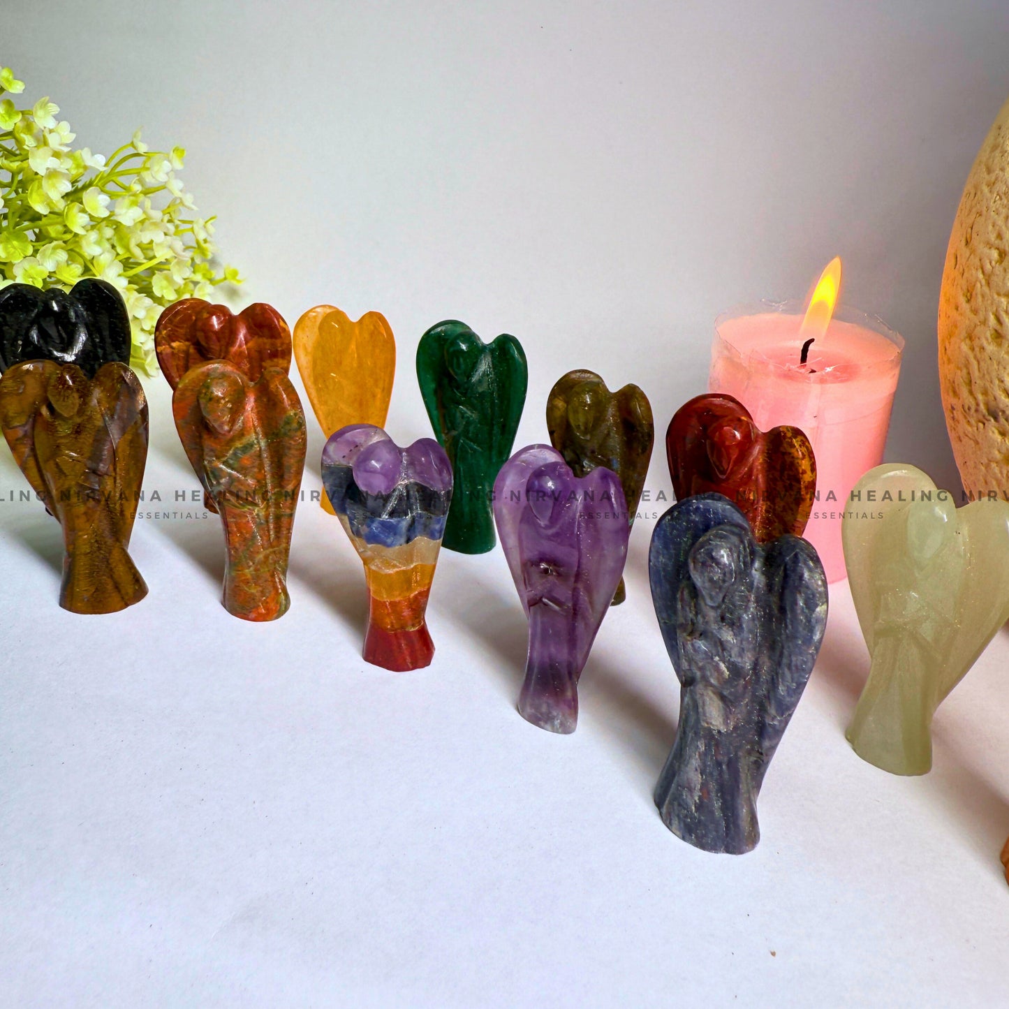 BLACK AGATE ANGEL (Grounding, Protection, Success And Courage) image 6