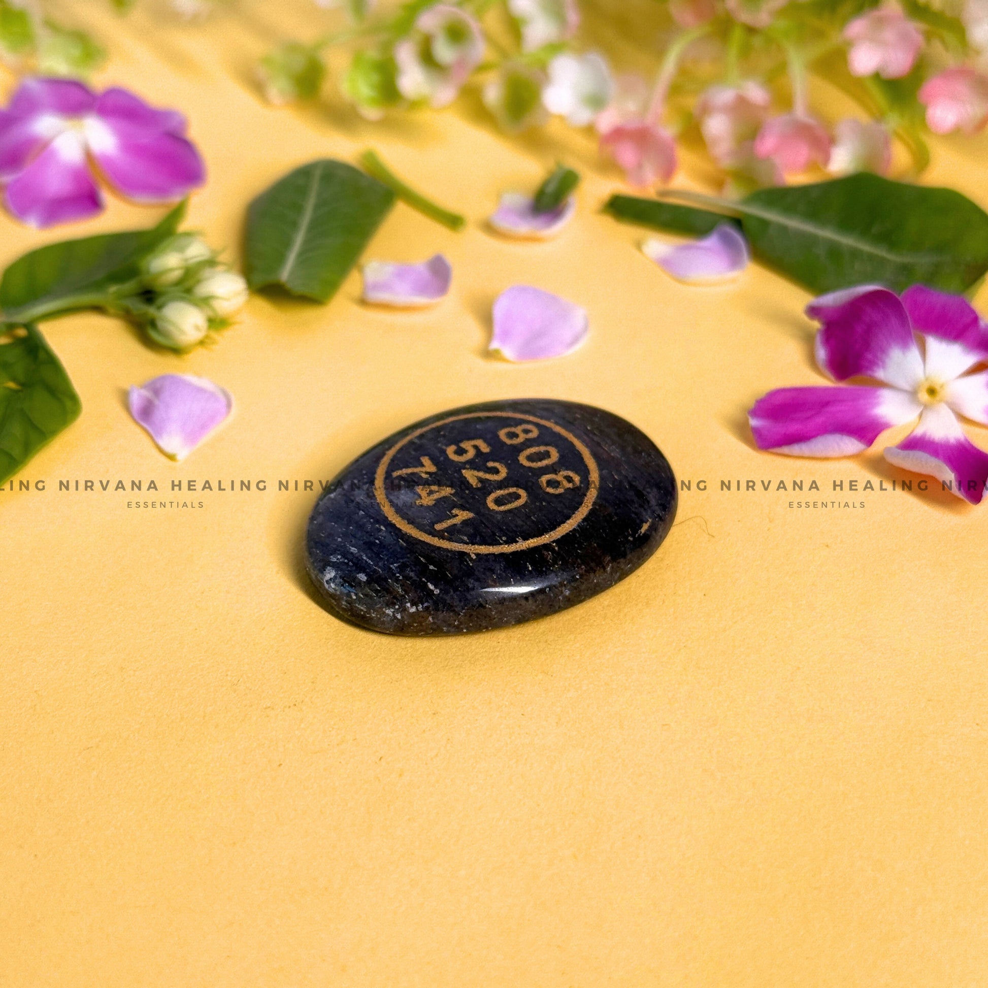 LAPIS LAZULI ABUNDANCE ZIBU COIN (Communication, Truth, Ease Of Expression And Wisdom) image 2