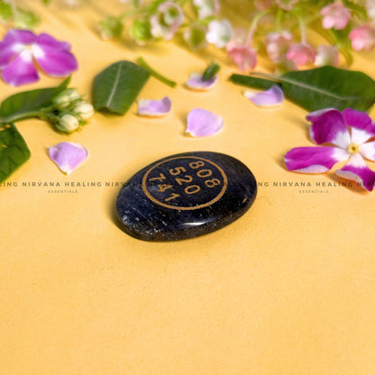 LAPIS LAZULI ABUNDANCE ZIBU COIN (Communication, Truth, Ease Of Expression And Wisdom) image 2