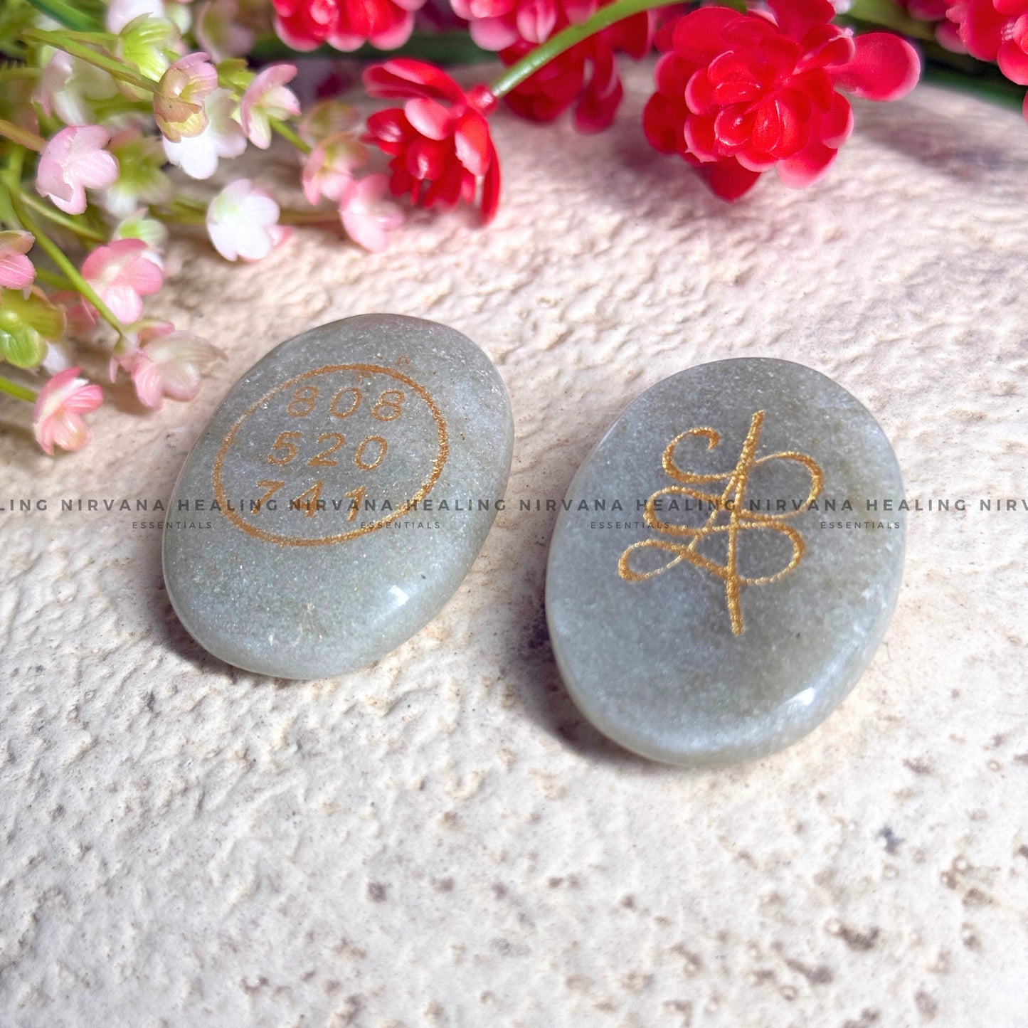 GREEN AVENTURINE ABUNDANCE ZIBU COIN (Luck, Money, Abundance, Career And Growth). image 1