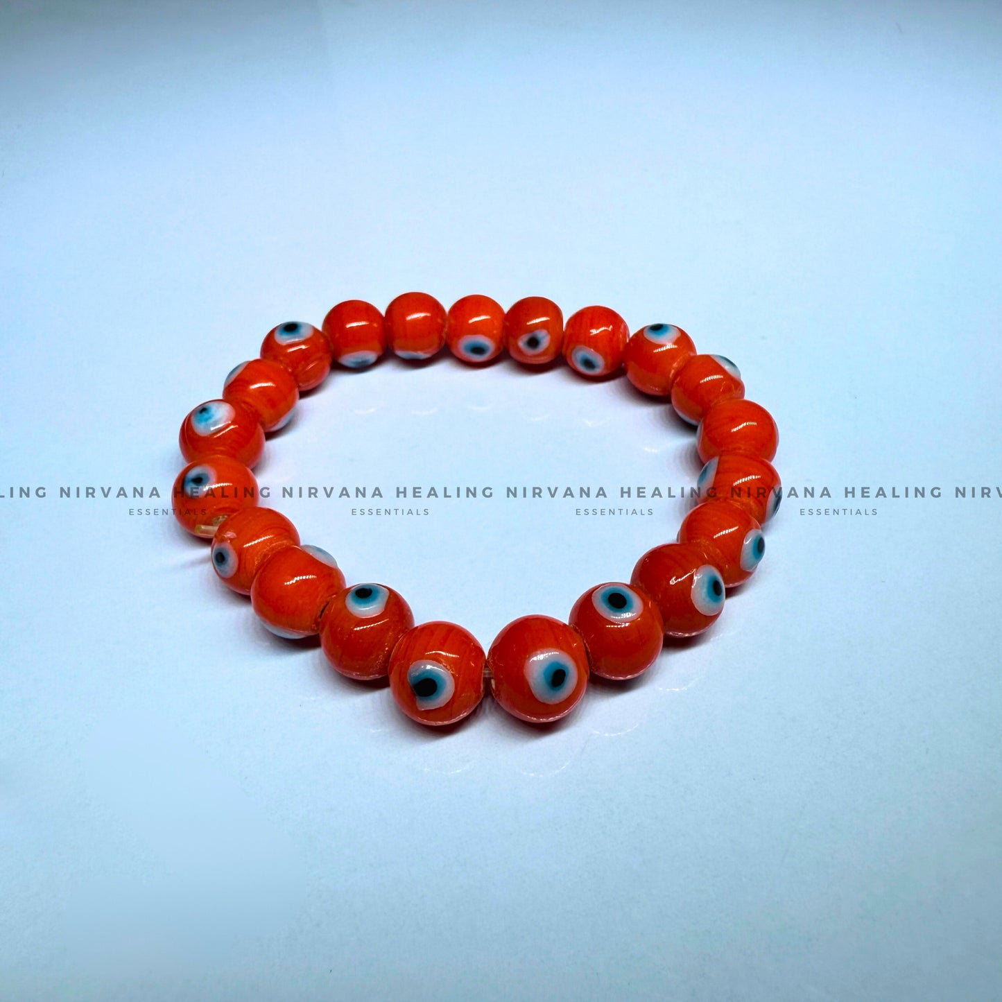 ORANGE EVIL EYE BRACELET (Creativity, Courage And Protection) image 1