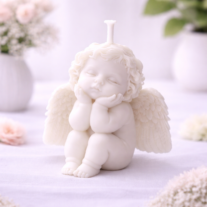 GUARDIAN ANGEL CANDLE (Made From Natural Beeswax) image 6