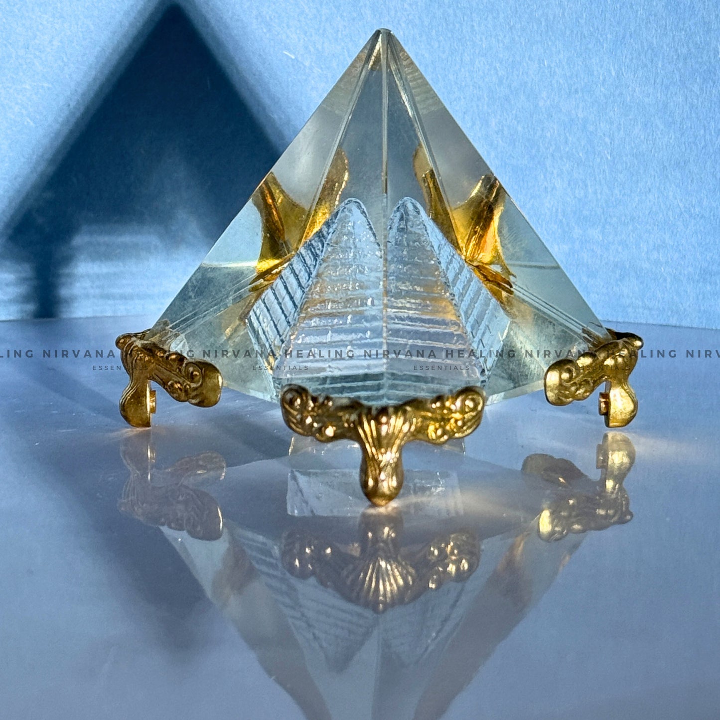 VASTU/FENG SHUI CRYSTAL PYRAMID (Harmonize Energy And Enhance Prosperity) image 5
