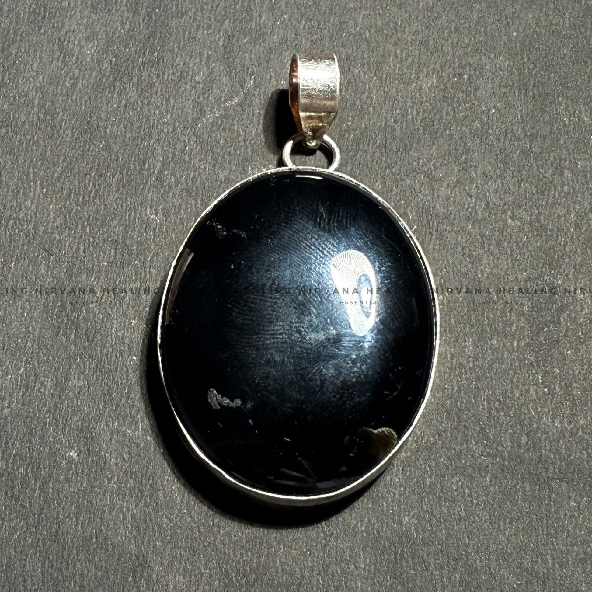 BLACK AGATE PENDANT (Grounding, Protection, Success And Courage) image 4